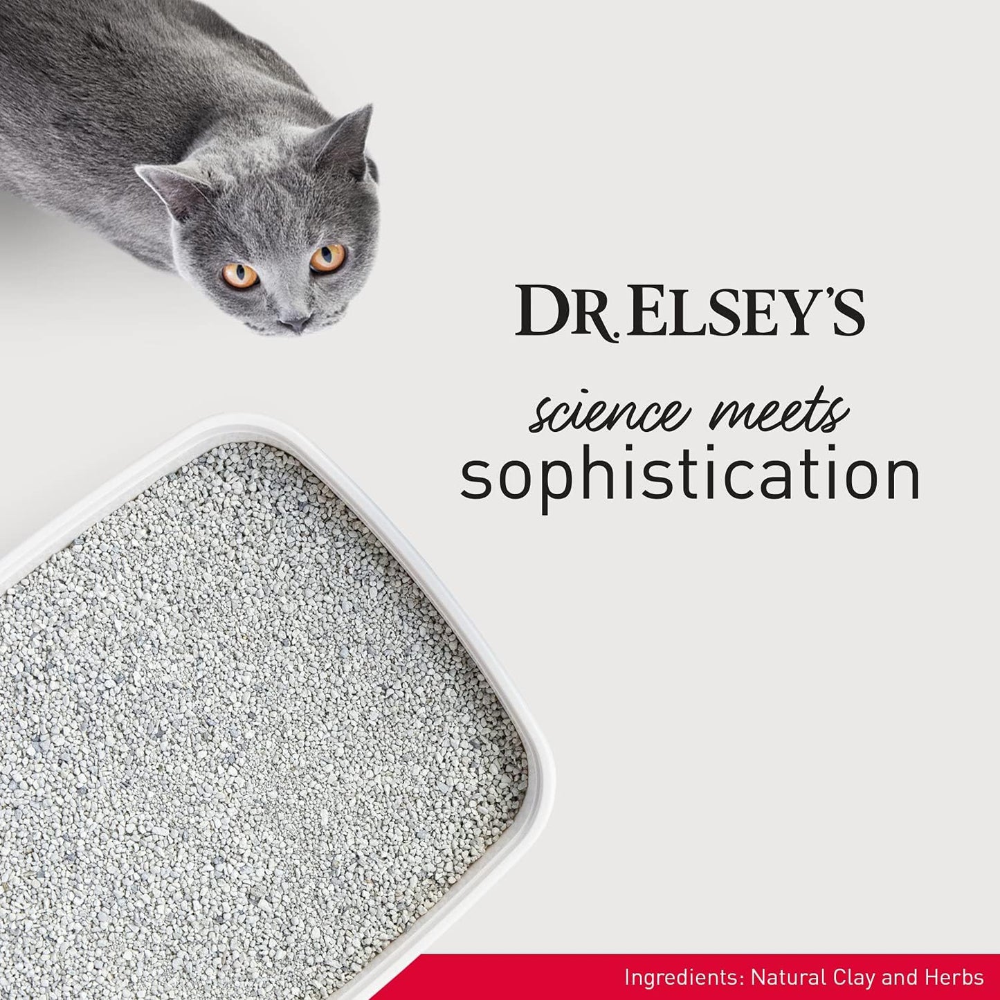 Dr. Elsey's Premium Clumping Cat Litter - Cat Attract - 99% Dust-Free, Low Tracking,40lb-usa product