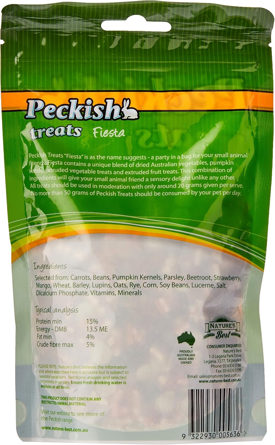 Peckish Rats Treat Fiesta 150g