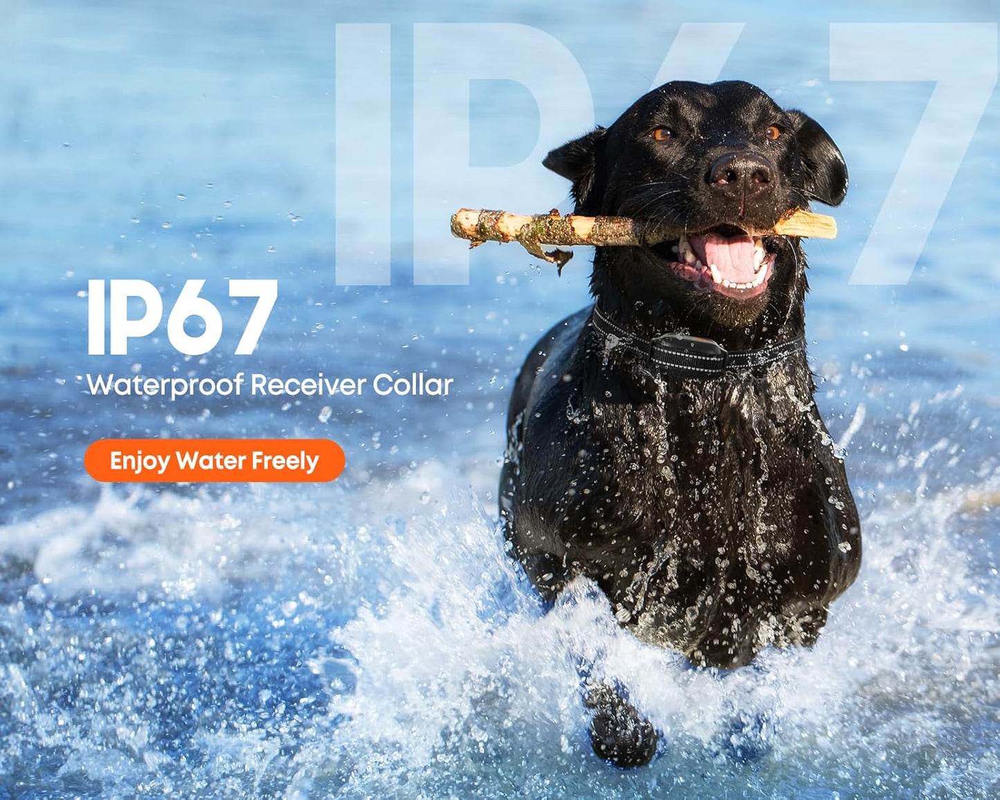 Dog Training Collar with Remote, with Auto-Brake Dog Training Leash,1600FT IP67