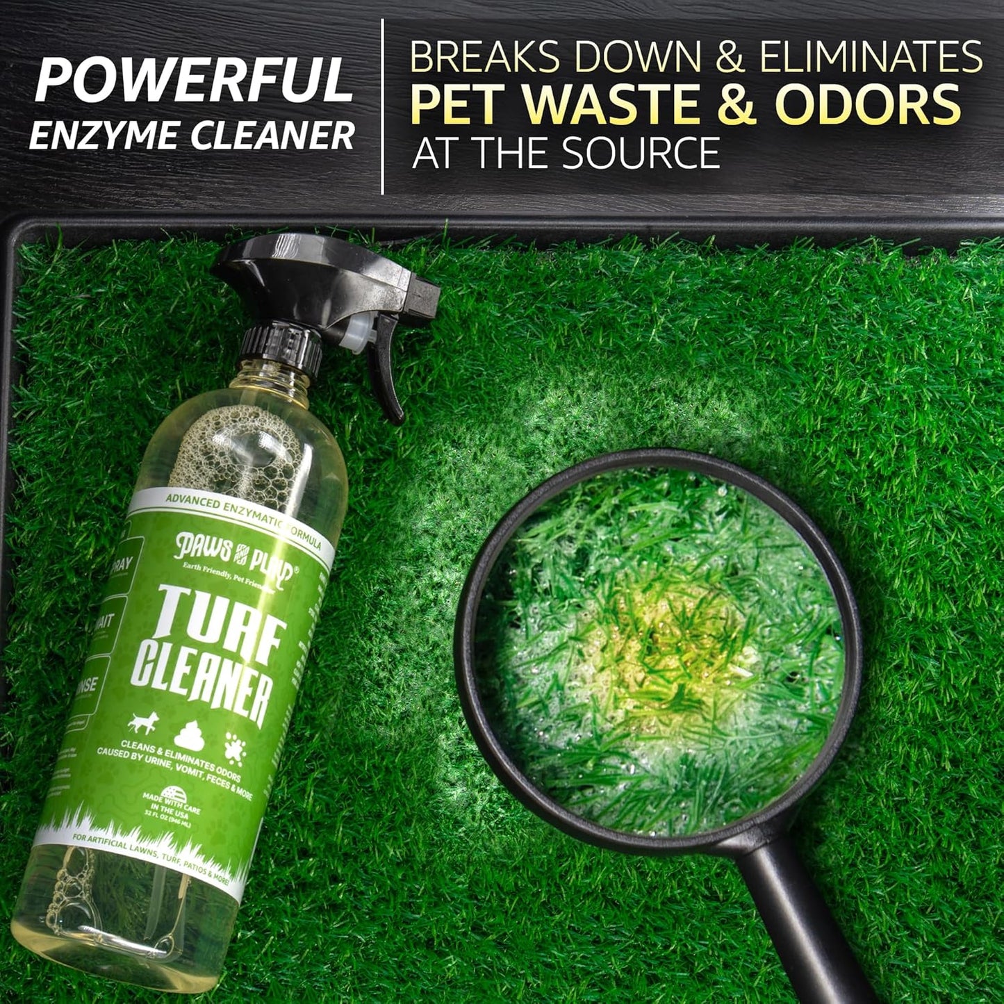 Turf Cleaner - Cleans and Deodorizes Fake Grass (32 Fl Oz)