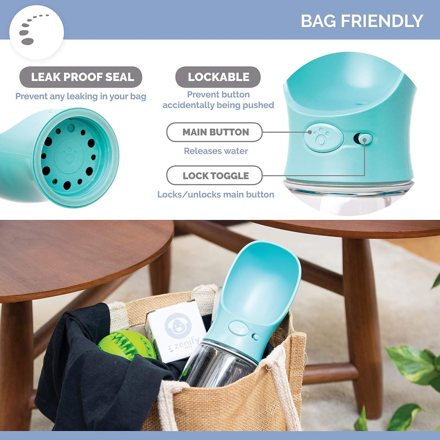 Pet Water Bottle for Dogs Drinking