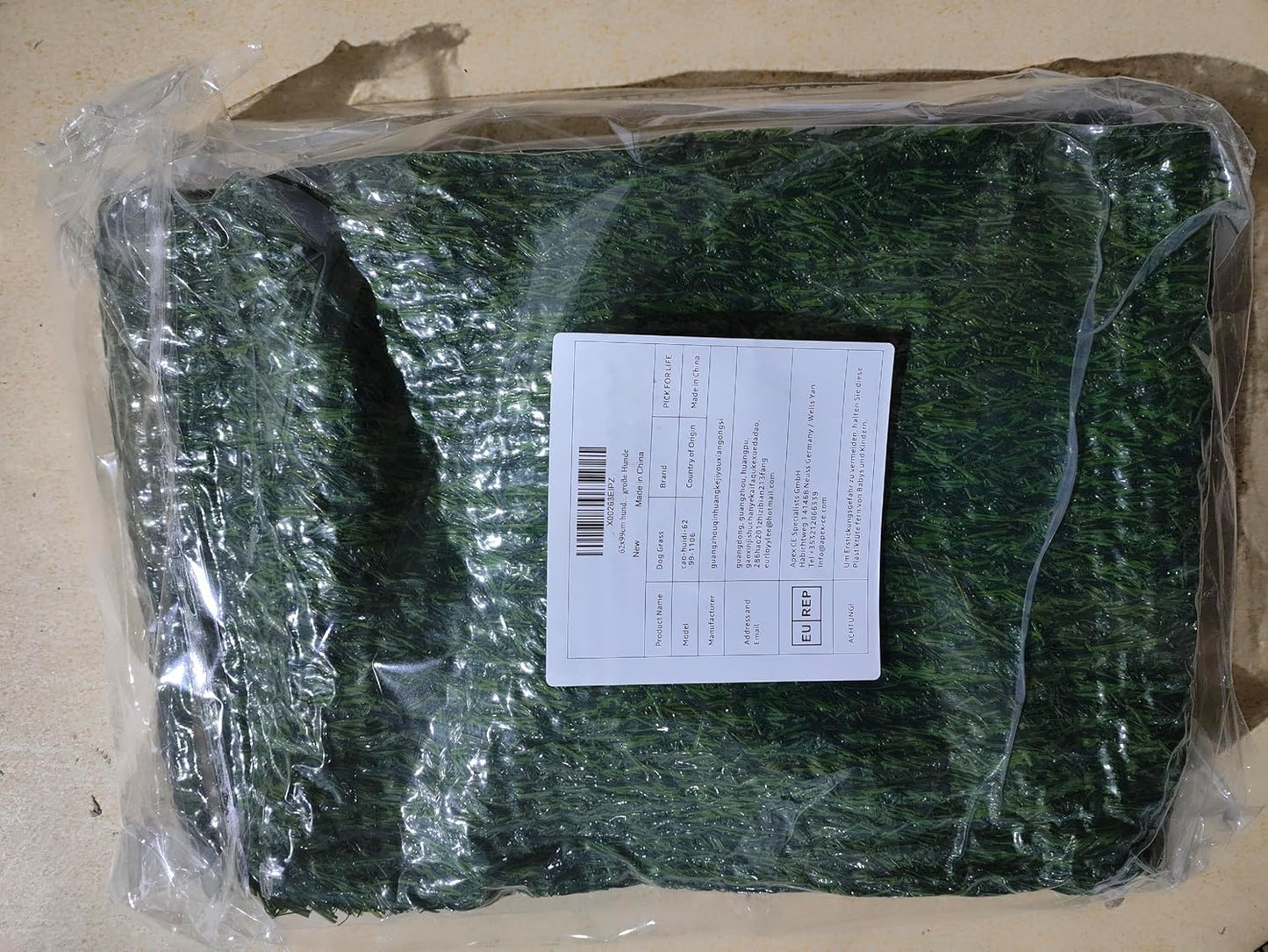 Reusable Dog Toilet, High Permeability Artificial Grass Dog Toilet with Washable Puppy Mat, Puppy Toilet for Home or Apartment