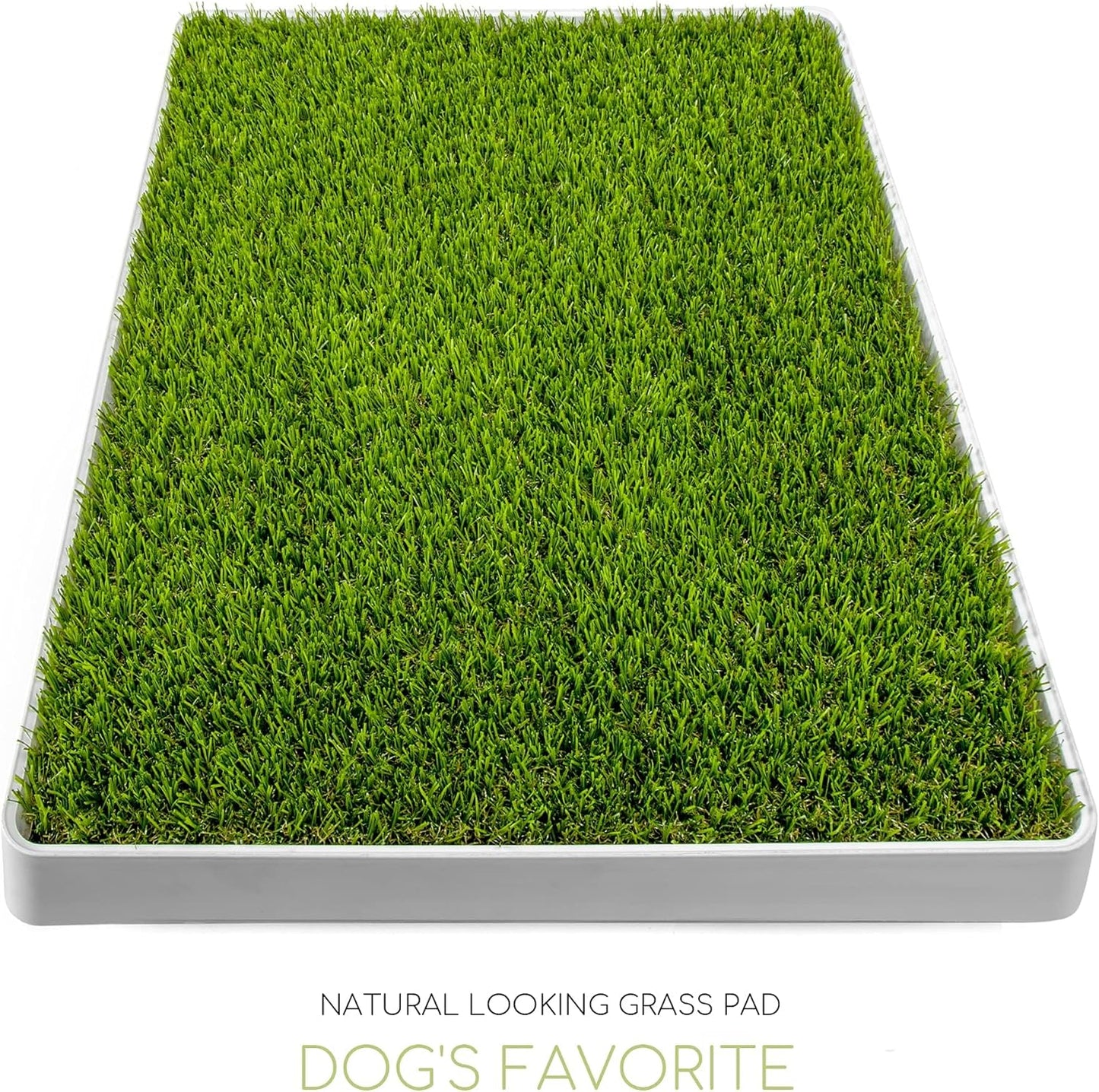 SunTurf Dog Grass Pad with Tray, Dog Litter Box
