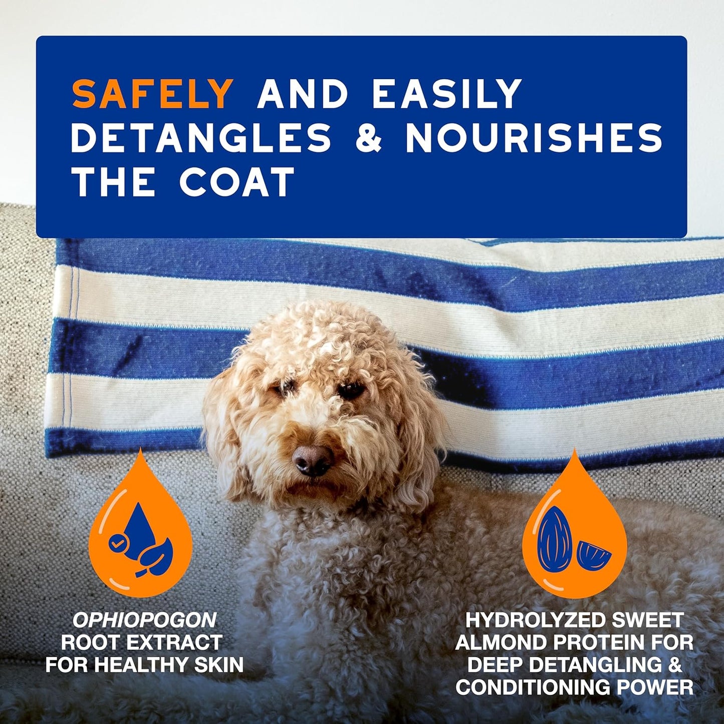 DOUXO® Skin & Coat SPA - Ultra-Safe Detangling Spray for Dogs, 10 fl oz