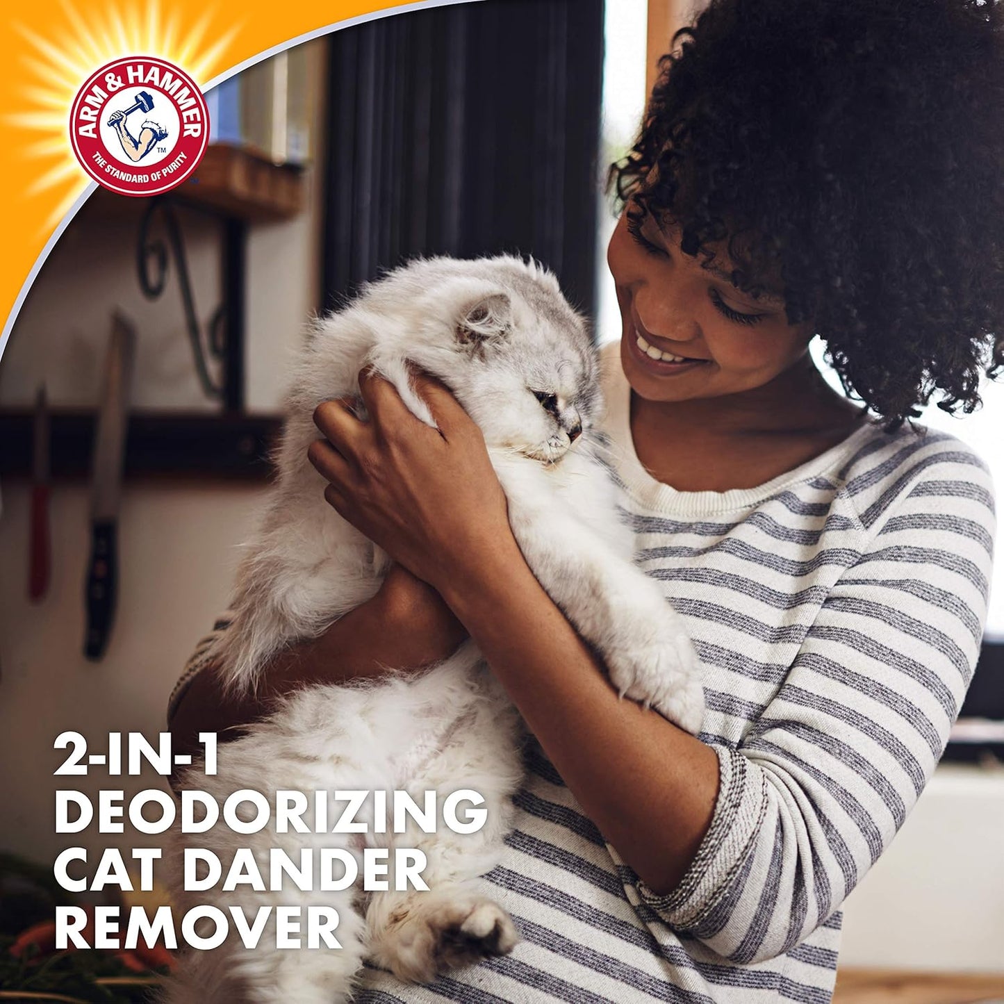 Arm & Hammer 2-in-1 Dander and Odor Control Shampoo for Cats 591 ml