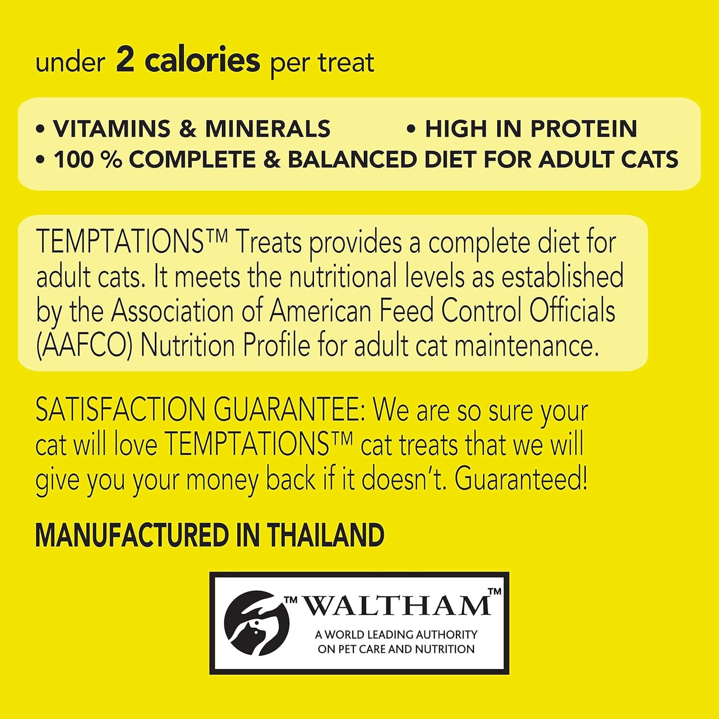 TEMPTATIONS Cat Treats Tasty Chicken Flavour 350g Bag