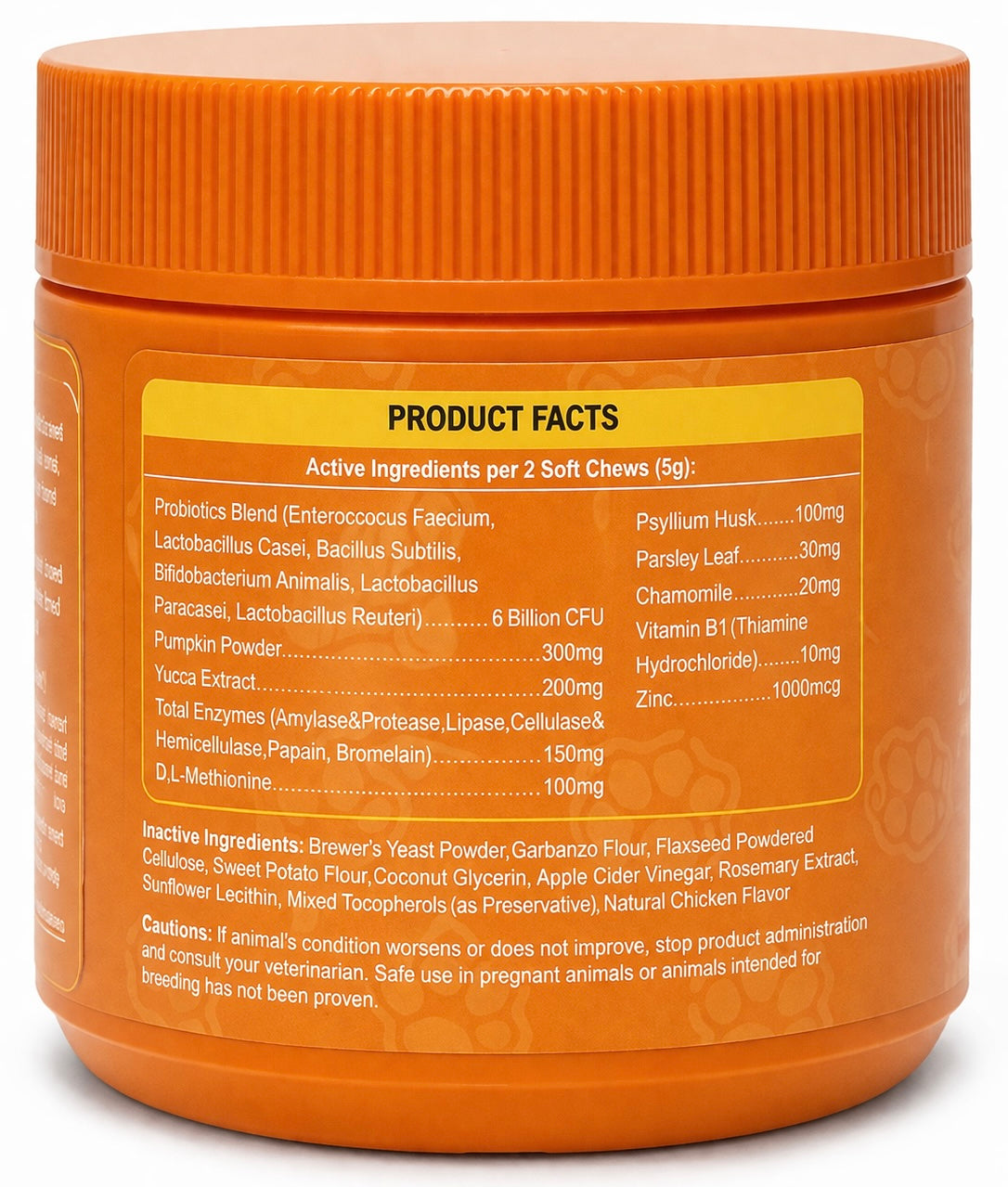 No Poo Bites for Dogs - Coprophagia Relief - Stool Eating Deterrent Soft Chews for Dogs & cats - Gut, Periodontal & Immune System Support with Probiotics,Chicken flavour,100 Chews