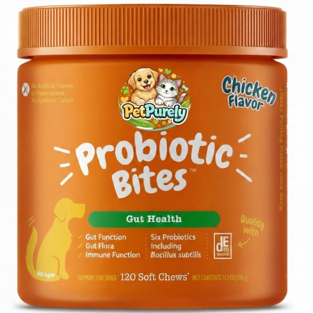 Probiotics for Dogs - Probiotics for Gut Flora, Digestive Health, Occasional Diarrhea & Bowel Support