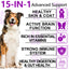 Oimmal 15-in-1 Multivitamin Soft Chews for Dogs – Hip & Joint, Skin & Coat, Gut & Heart Health (150 Count)