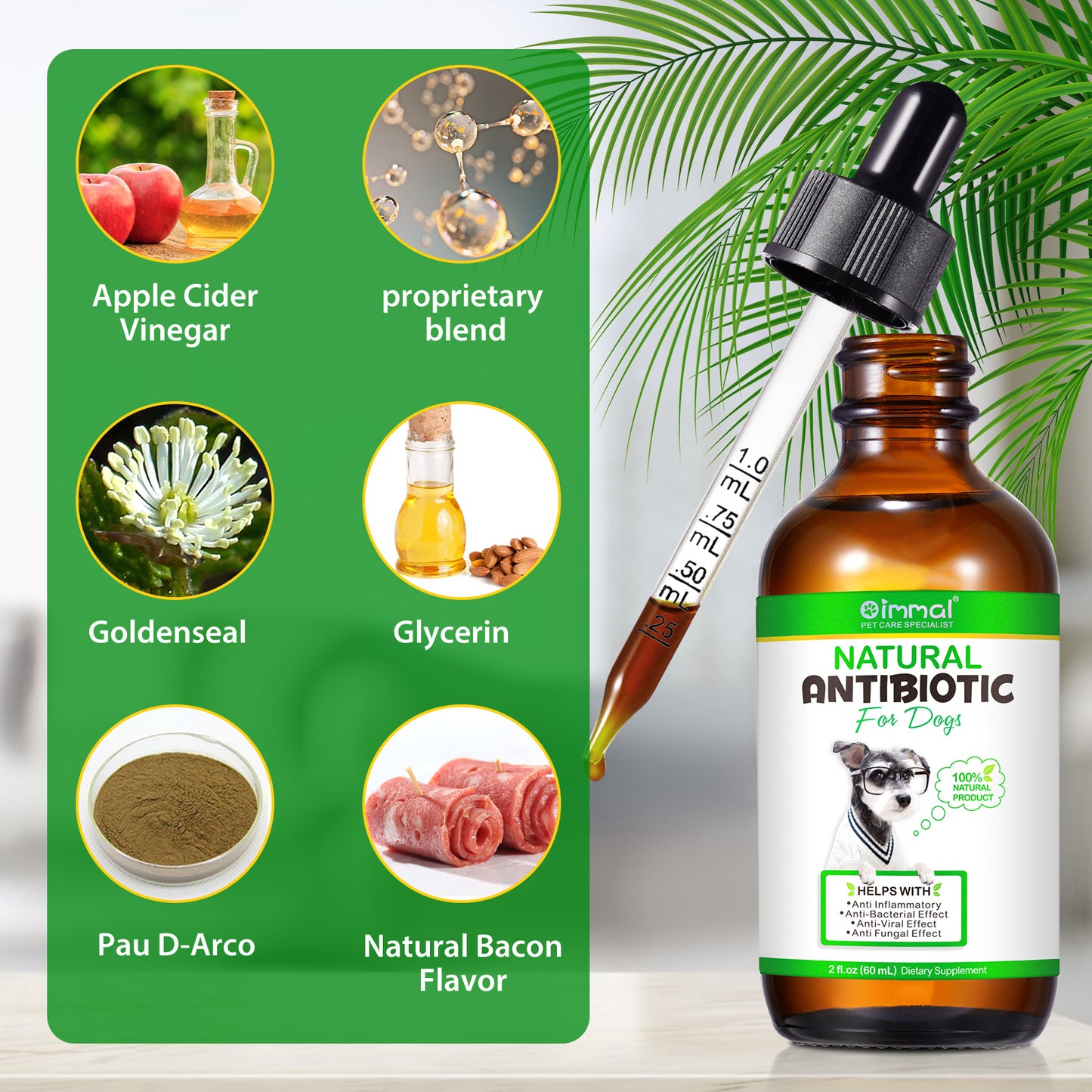 Natural Antibiotic Drops for Dogs – Gentle Daily Immune & Infection Support