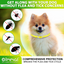 Dog Flea & Tick Collar 4 Pack – Natural Flea and Tick Prevention Collar, Waterproof, Adjustable, Long-Lasting Protection for Small, Medium & Large Dogs | 24 Months Total Protection