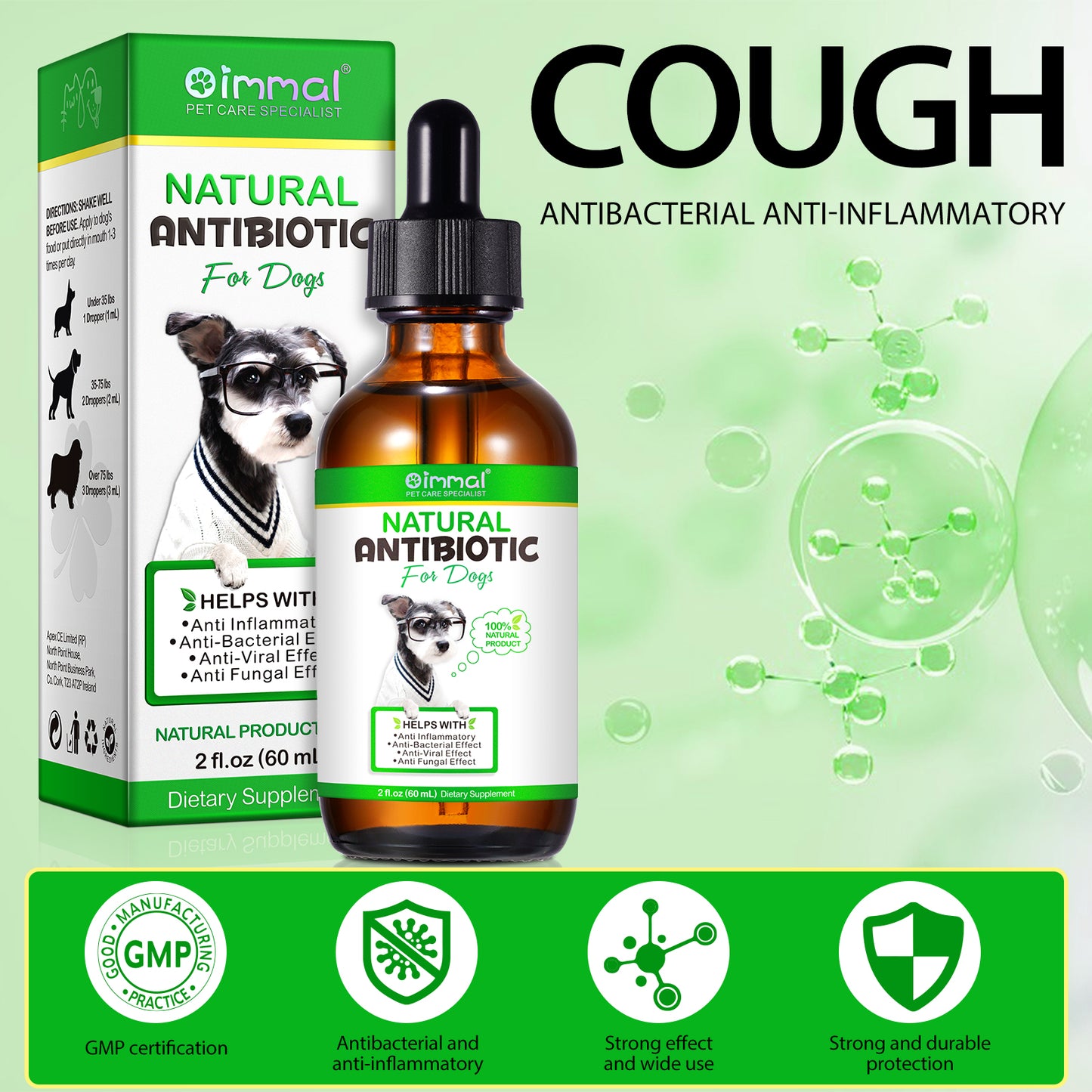 Natural Antibiotic Drops for Dogs – Gentle Daily Immune & Infection Support