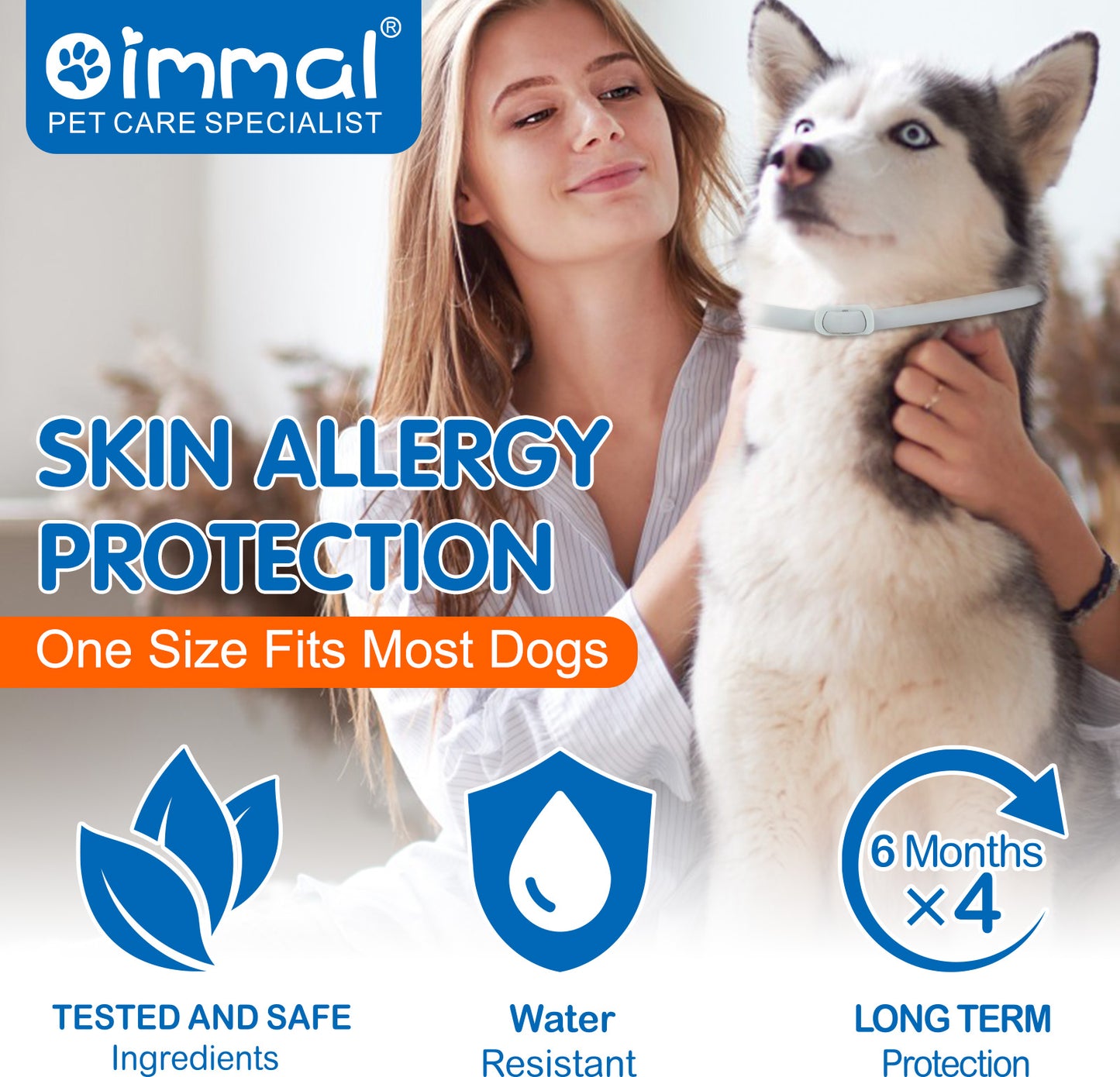 Flea & Tick Collar for Dogs – Long-Lasting Pest Protection, Waterproof & Adjustable