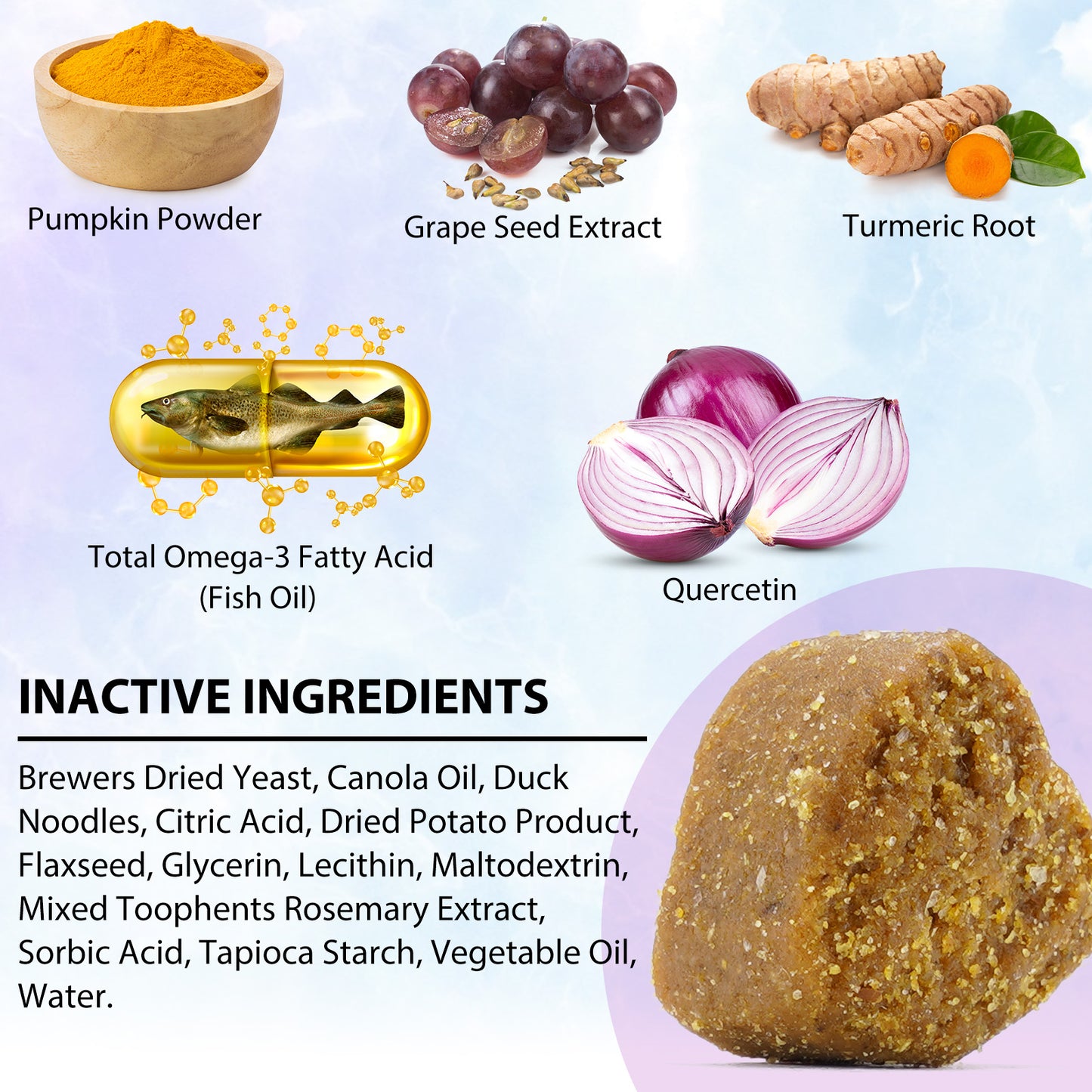 Oimmal Tasty Daily Chews for Itch Relief & Immune Support 150 Soft Chews