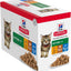 Hill’s Science Diet Kitten Variety 12 Pack (6 Chicken, 3 Turkey, 3 Ocean Fish) Cat Food Pouches 12x85g