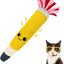 Pencil Kicker Catnip Toy w/ Long Shape & Bite Resistant Plush for Cat