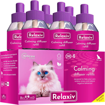 Calming Cat Diffuser Refill & Anti Anxiety Pet Products - Feline Calm Pheromones & Cats Comfort - Stress Relief