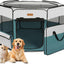 Dog Playpen, Portable Pet Play Pen for Cat, Puppies, Rabbits, Chickens, Foldable Large
