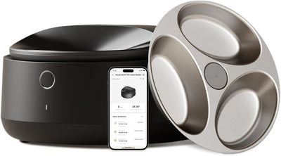 PETLIBRO Automatic Cat Feeder Wet Food with Stainless Steel Bowl, Refrigerated Auto Cat Feeder with Semiconductor Cooling, 3 Fresh Meals for 3 Days, App-Controlled Pet Food Dispenser, Easy to Clean