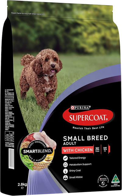 SMARTBLEND Adult Dry Dog Food Small Breed Chicken 2.8kg