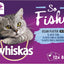 WHISKAS So Fishy Recipes 1+ Years Wet Cat Food Ocean Platter in Jelly 12 x 85g, 5 Pack (60 Pouches)