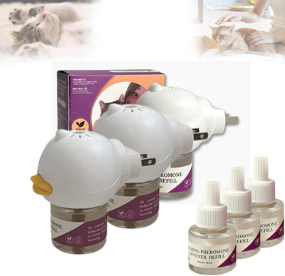 TherapetMD Cat Diffuser, Cats Pheromone Refill, Spray Pheromones to Relieve Anxiety and Prevent Stress(3 Pack)