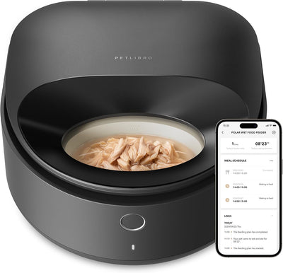 PETLIBRO Automatic Cat Feeder Wet Food Refrigerated New Upgraded APP Control,3 Days Freshness 3 Meals