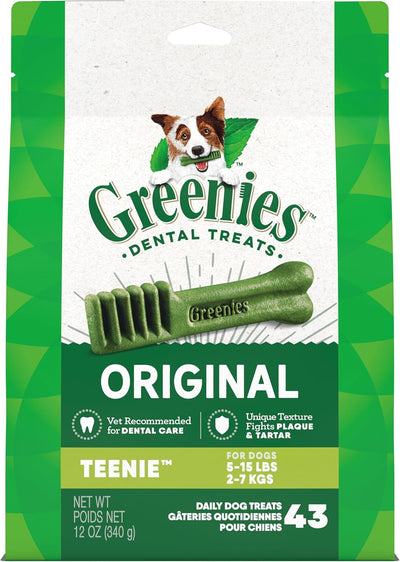 Greenies Original Teenie Dental Dog Treat 340 g
