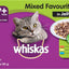WHISKAS 7+ Years Wet Cat Food with Mixed Favourites in Jelly 12 x 85g, 5 Pack (60 Pouches)