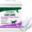 Vet's Best Ear Cleaner Finger Wipes for Dogs – Disposable Deodorizing Pads to Soothe Itchy Ears and Remove Odor – 50 Count