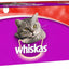 WHISKAS So Meaty Recipes 1+ Years Wet Cat Food with Meat Cuts in Gravy 12 x 85g, 5 Pack (60 Pouches)