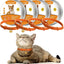 4 Pcs Cat Calming Collar Adjustable Lavender Scent Relaxing Cat Collar with 2 Pendant