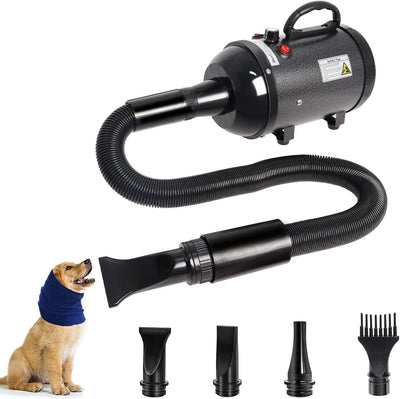 Dog Hair Dryer, 4.5HP/3200W Dog Dryer with Adjustable Temperature & Speed