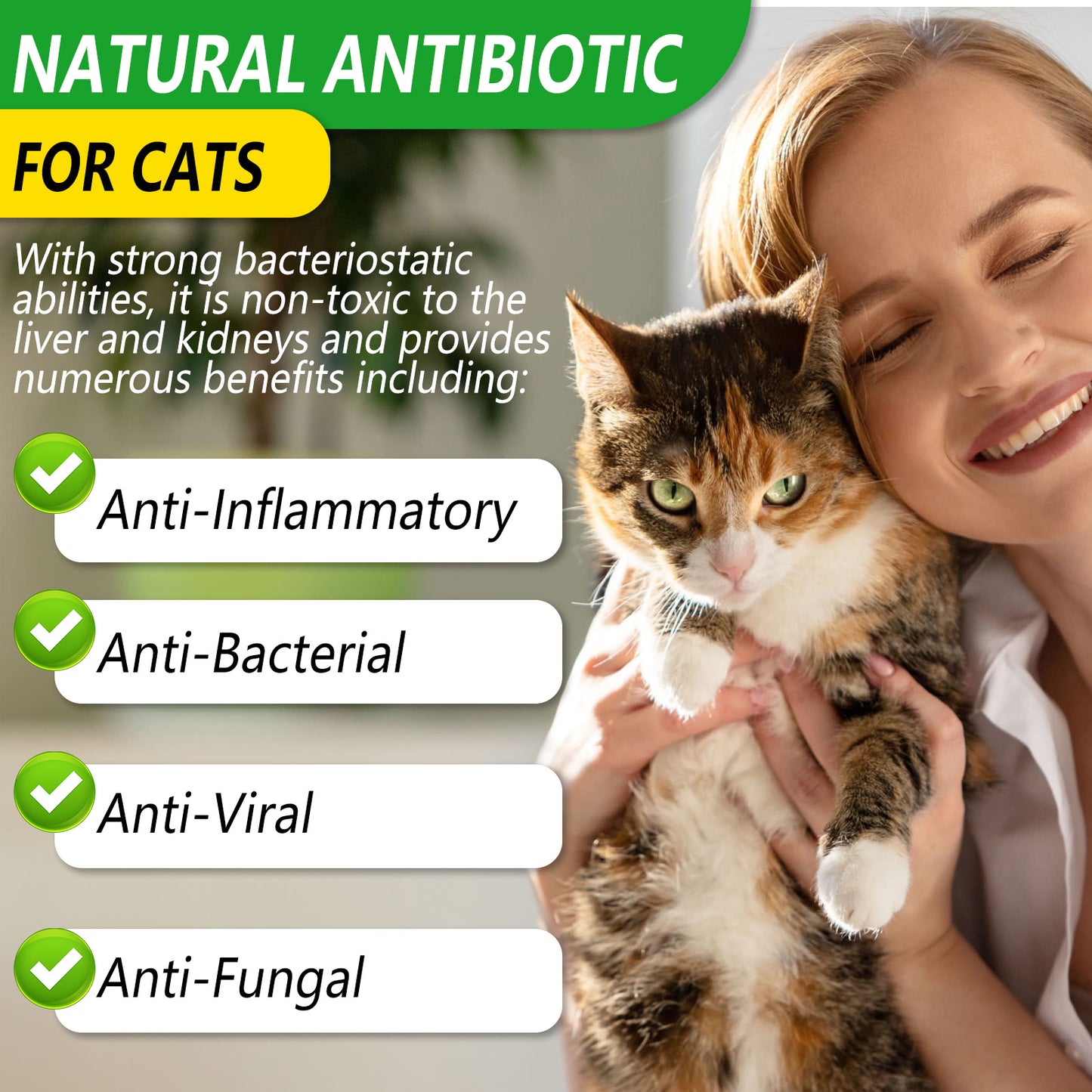Natural Antibiotic Drops for Cats – Immune, Skin & Infection Support