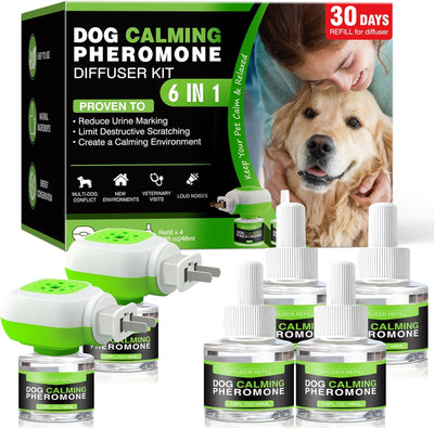 Dog Pheromone Calming Diffuser–100% Natural Anxiety Relief for Dogs