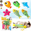6 Pcs Catnip Toys Cat Toys, Fish Shaped Interactive Big Crinkle Sound Kitten Exercise