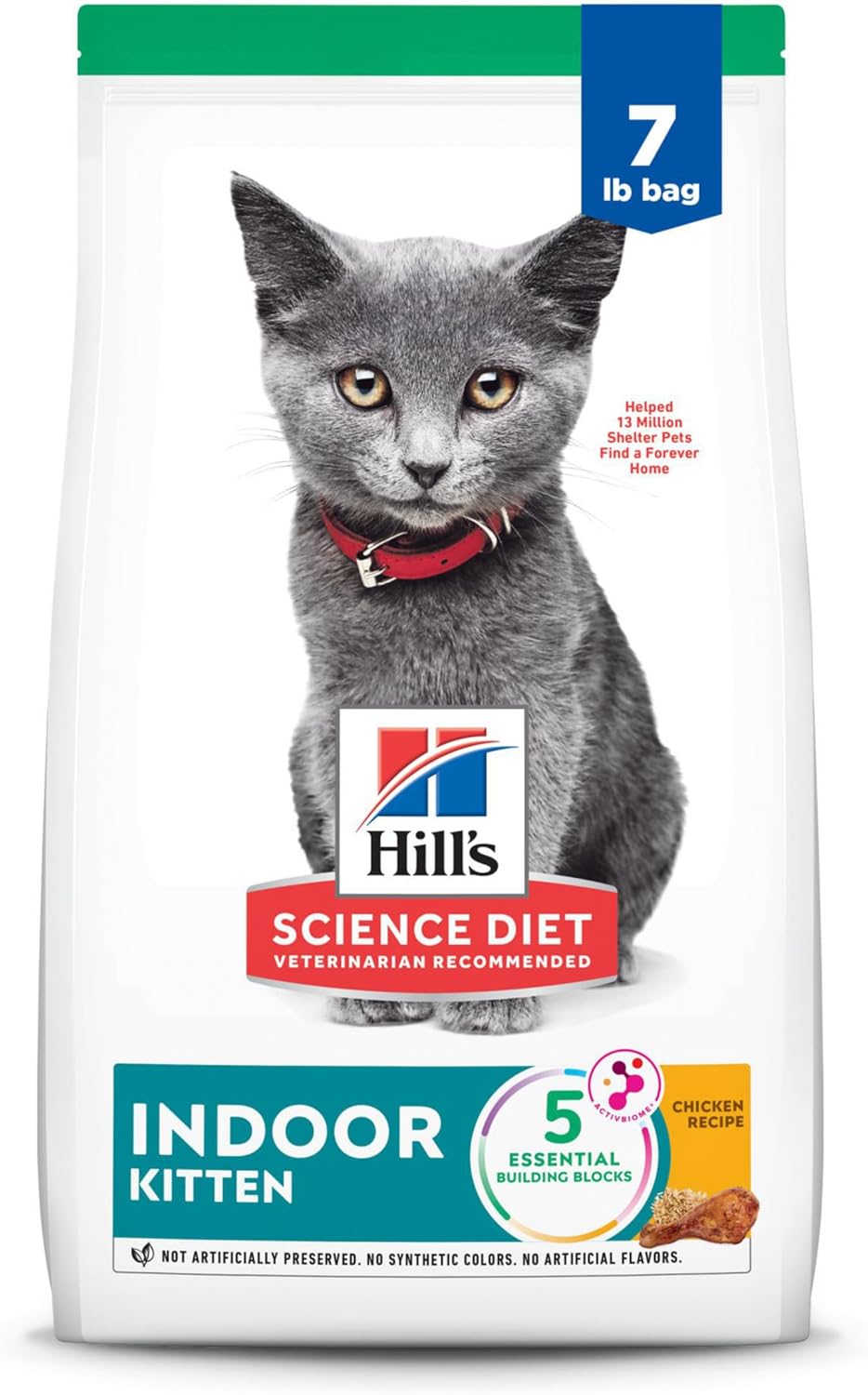 Hill's Science Diet Kitten Indoor Cat Dry Food, 3.17 kg