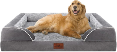 Comfort Expression Waterproof Orthopedic Dog Bed Foam Dog Beds for Extra Large