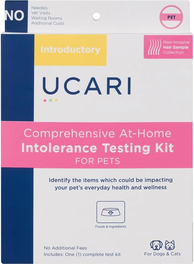 UCARI Pet Sensitivity Test | Screens for 350+ Intolerances | Food & Ingredients Analysis | Results in 48 Hours | Cats & Dogs