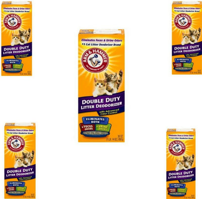 Arm & Hammer Double Duty Litter Deodorizer with Advanced Odor Control 30oz (5)