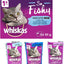 Whiskas So Fishy Ocean Platter in Jelly Adult Cat Wet Food 85g (Pack of 12)