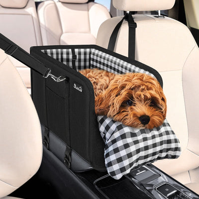 SlowTon Console Dog Car Seat, Pet Booster Seat