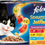 FELIX Sensations Adult Wet Cat Food Favourites Menu Jellies 60x85g