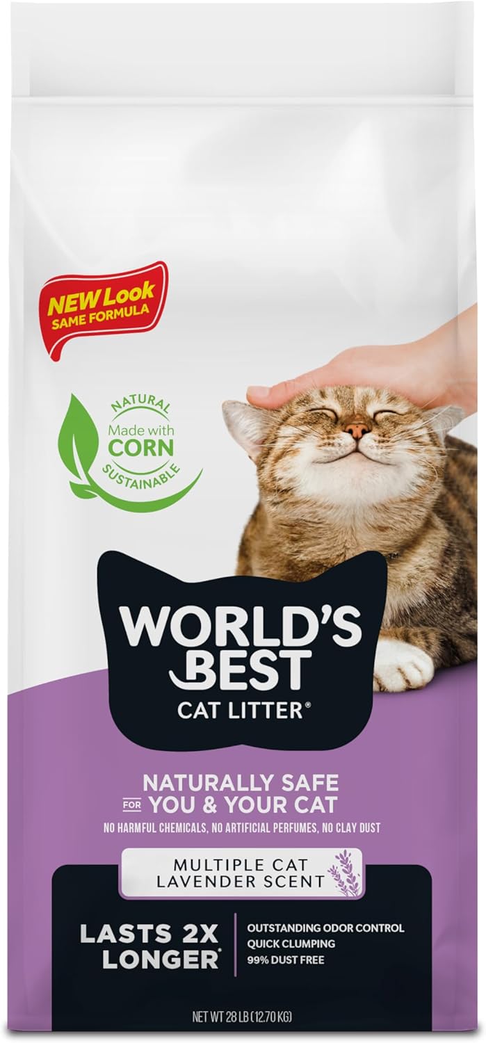 WORLDS BEST CAT LITTER LAVENDER 12.7KG