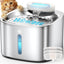 oneisall Wireless Cat Water Fountain, 3.5L/118oz Battery Operated with Motion Sensor