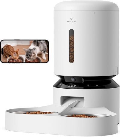 PETLIBRO Automatic Cat Feeder with Camera for Two Cats, 1080P HD Video with Night Vision