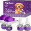 Pheromone Diffuser for Dogs: Premium Dog Calming Diffuser 2 Pack (Purple)