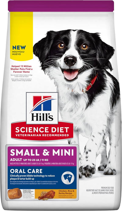 Hill's Science Diet Adult Oral Care Small & Mini Dry Dog Food 5.67kg