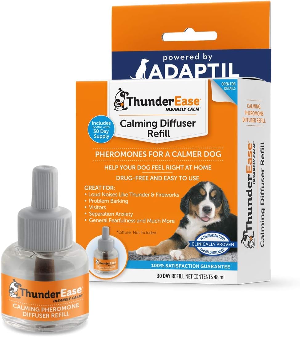 ThunderEase Dog Calming Pheromone Diffuser Refill | Powered by ADAPTIL | 30 Day
