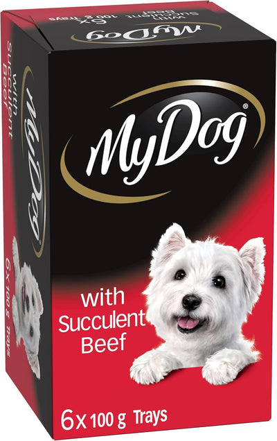 Adult Wet Dog Food With Succulent Beef Fillets in Gravy 6 x 100g, 6 Pack (36 Pouches)